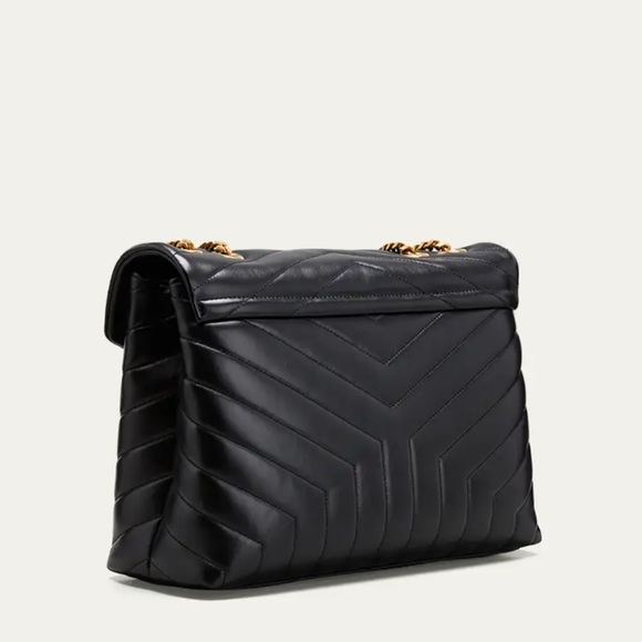 Saint Laurent Women's Loulou Medium Quilted Leather Shoulder Bag - Picture 4 of 9